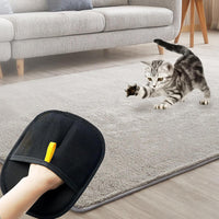 Pet Electrostatic Hair Removal Gloves Two-way Bristle Remover Hair Removal Brush Sticky Hair Artifact Cat Hair Gloves Cat Hair Removal Comb